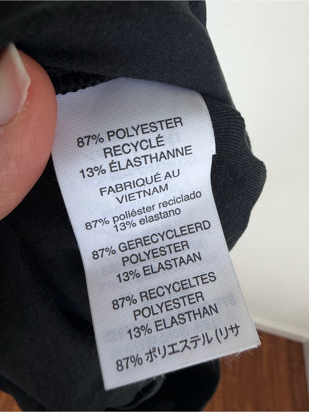 Vuori Womens elevation trousers in black heather Size M - Picture 6 of 7